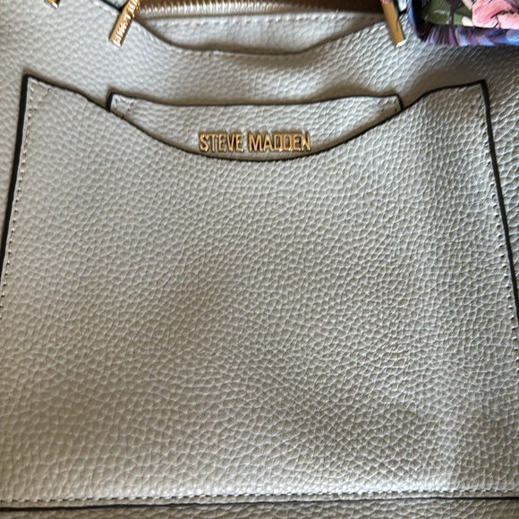 Steve Madden baby blue bag with scarf - Picture 8 of 8